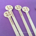 High Quality Disposable Wooden Paddle Coffee Stirrers